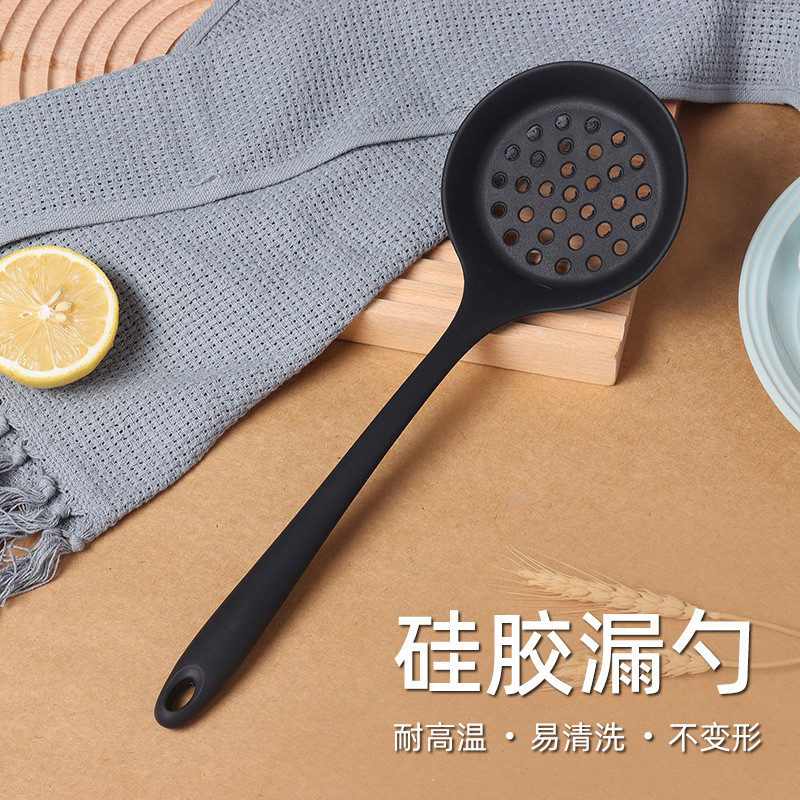 Panela antiaderente integrada de cozinha Coador de Silicone Utensílios de cozinha Domésticos Resistente a altas temperat