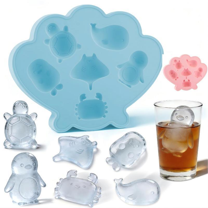 Bandeja De Cubos De Gelo , Material Macio De Silicone , Fácil De Limpar Para Bebidas De Férias , Bar Doméstico E Comida