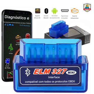 Scanner Automotivo Bluetooth OBD2 ELM327 – Mini Scanner para Android e iOS – Leitura e Limpeza de Falhas do Veículo