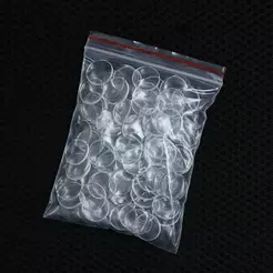 Chips De Olho De Vidro DIY Artesanato Jóias Fazendo Boneca Globos Oculares Transparente 14mm Volta Plana Remen