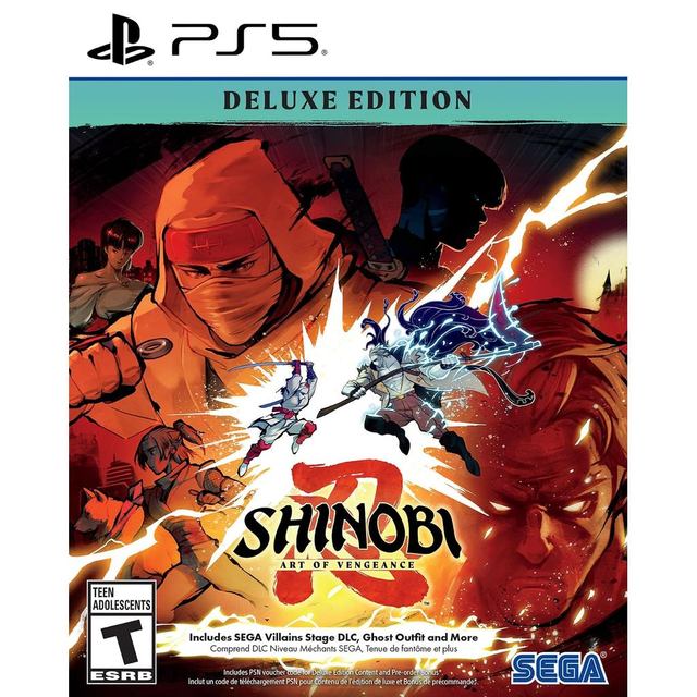 Shinobi Art of Vengeance Deluxe Edition PS5 Midia Fisica