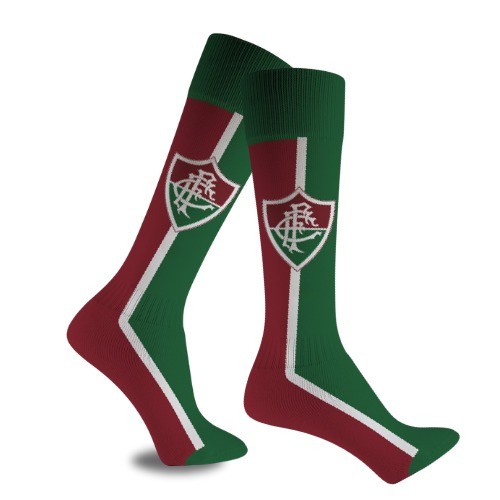 Meião Futebol Salão Campo Socity Fluminense Infantil Juvenil