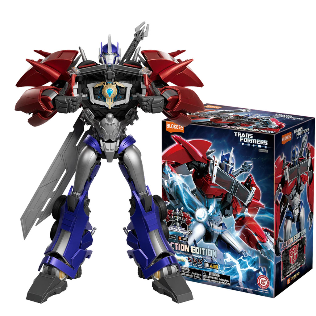 Boneco Blokees Transformers Action Edition Optimus Prime