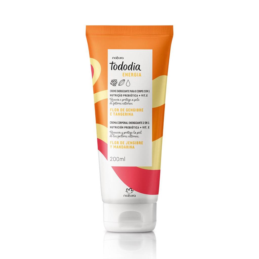 Creme Corporal 2 em 1 Natura Tododia Energia 200ml