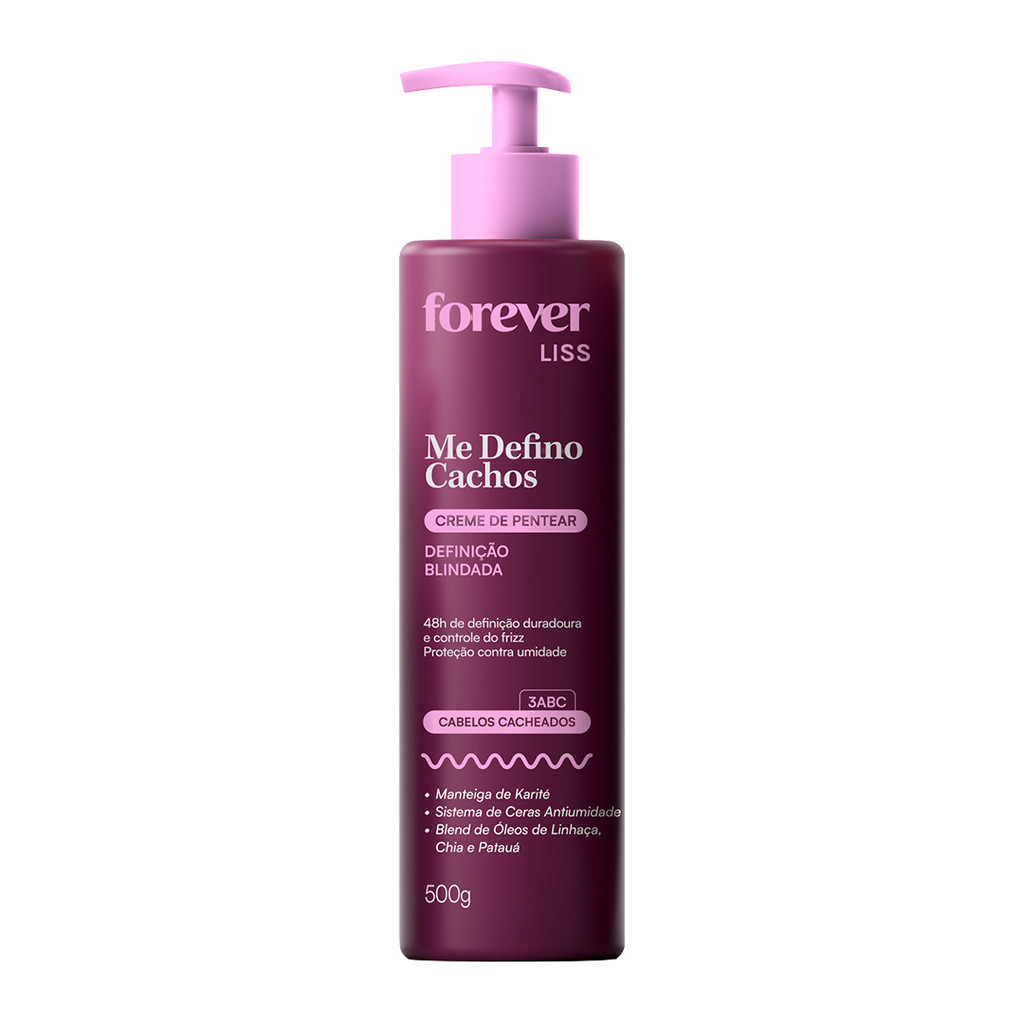 Creme de Pentear Me Defino Cachos Forever Liss 500g