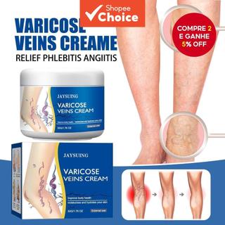 Creme para Varizes nas Pernas 50g, Creme Suavizante e Hidratante, Ajuda na Circulação e P…
