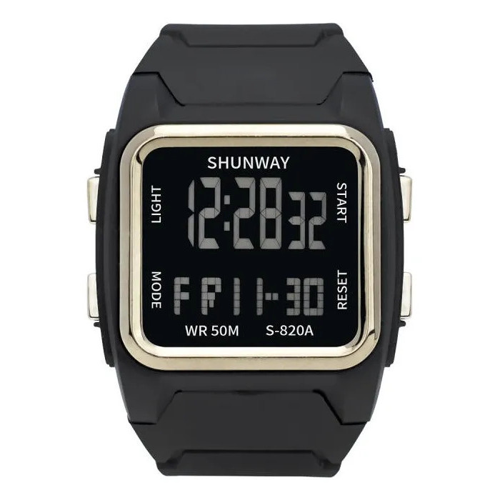 Relogio De Pulso Digital Esportivo Led Prova Dagua 50m