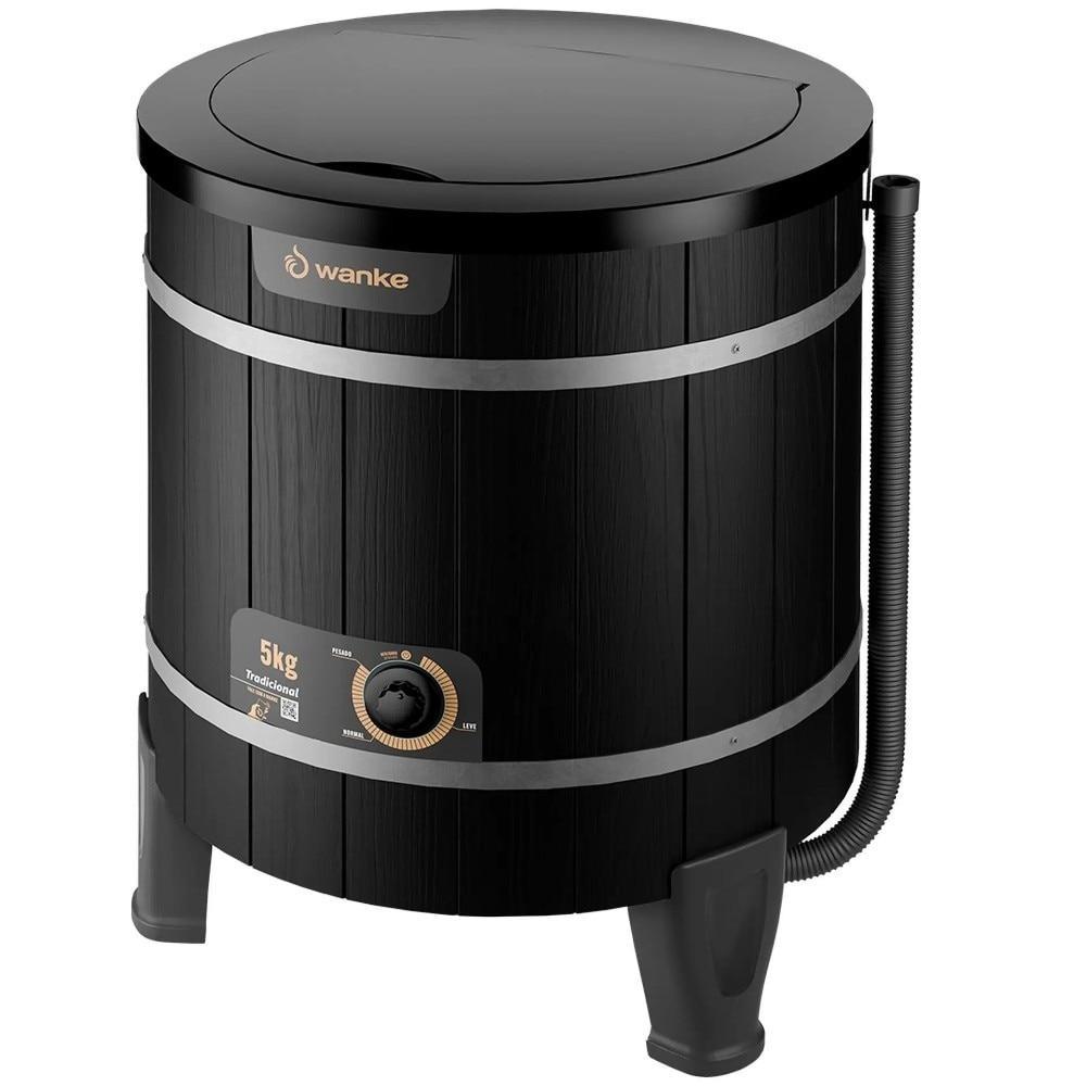 Lavadora de Roupas Wanke Tradicional, 5Kg, Escura III - 220 Volts