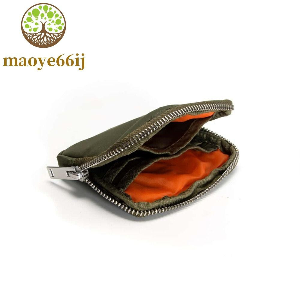 MAOYE66 Bolsa de Moedas de Nylon, Carteira Masculina Portátil com Proteção RFID Anti-furto, Porta-cartões, Mini Bolsa de