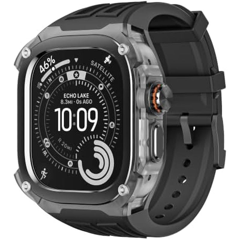 Capa Robusta VeveXiao Com Pulseira Compatível Apple Watch Ultra 3/2/1 49mm | Lux