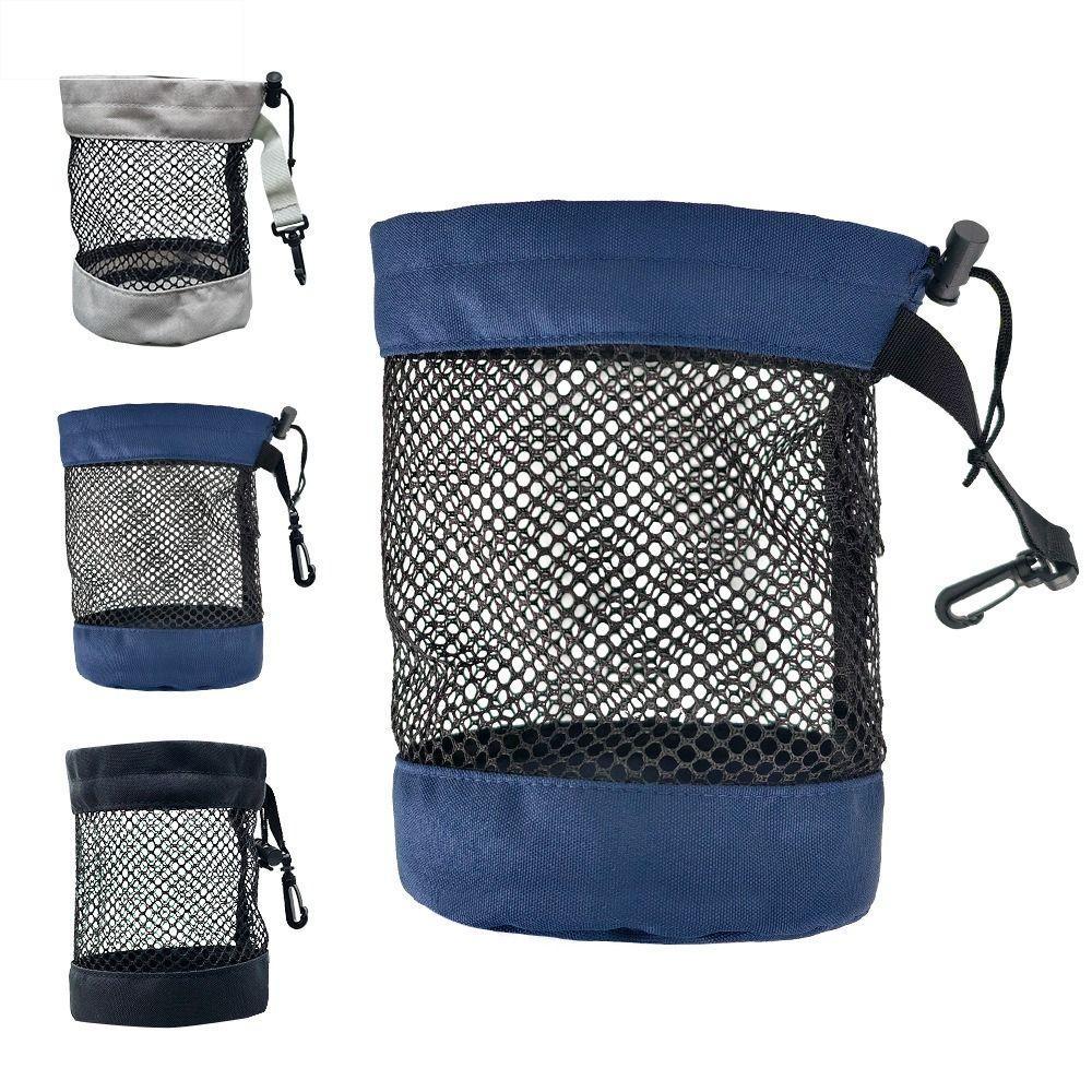 Saco De Armazenamento De Bola De Golfe , Bolsa Portátil Da Malha Do Fechamento Cordão , Dobrável Rede Grande Capacidade