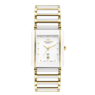 Relógio Technos Feminino Cerâmica Dourado - GN10BA/1B