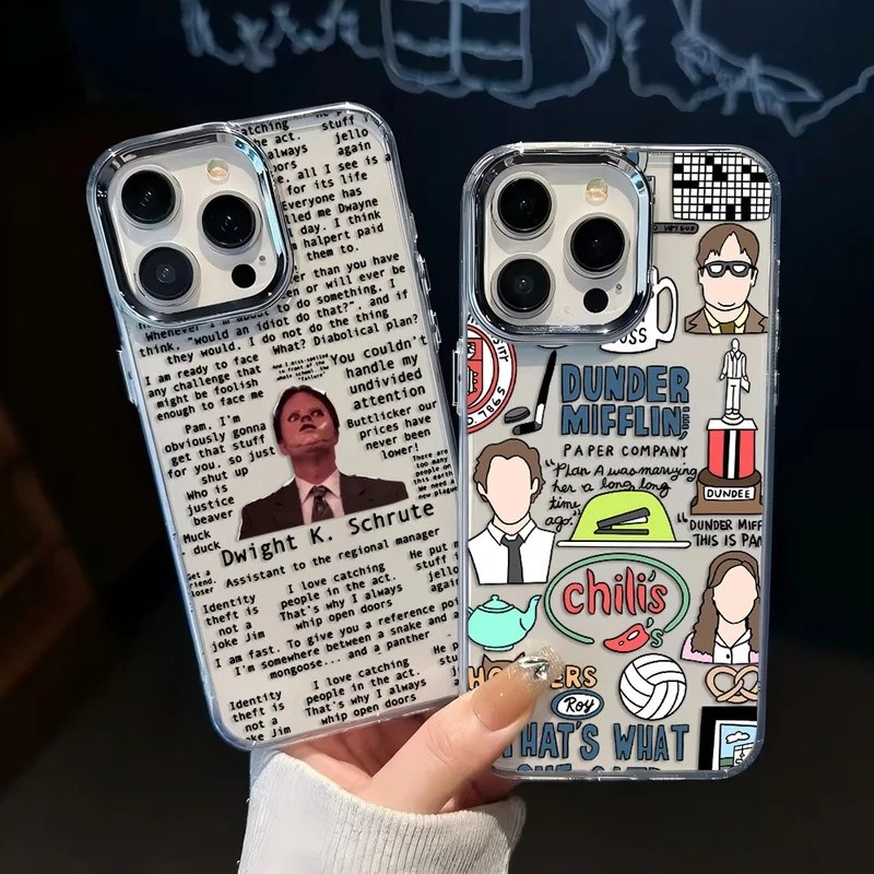 Capa de Telefone Transparente The Office Tv Show Hot para Xiaomi Redmi A3 A5 10C
