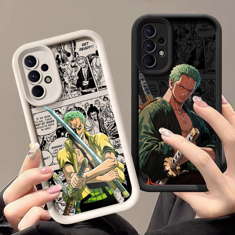 Capa de celular do anime One Piece Zoro, compatível com Samsung Galaxy A55 A54 5
