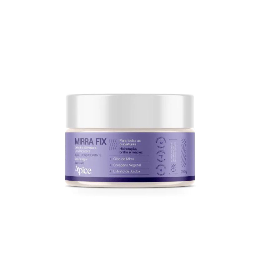Gelatina Fixadora Mirrafix Ápice 280g