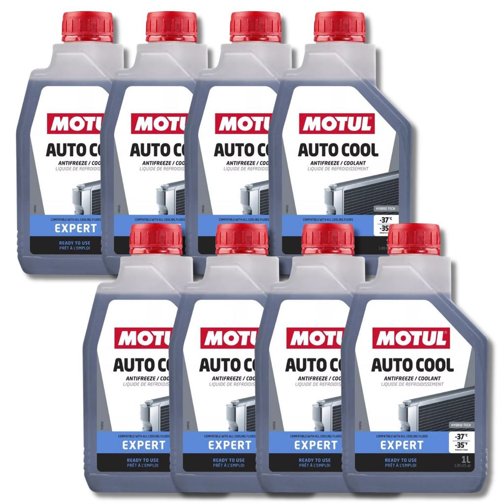 KIT COM 8 FLUIDO MOTUL AUTO COOL EXPERT RADIADOR ARREFECIMENTO -37o 1L ATACADO REVENDA