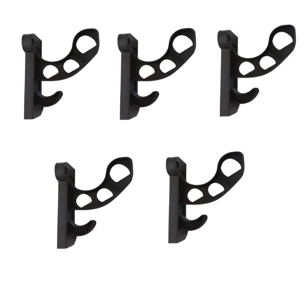 Kit 5 Suporte De Parede Para Pendurar Capacete E Acessórios