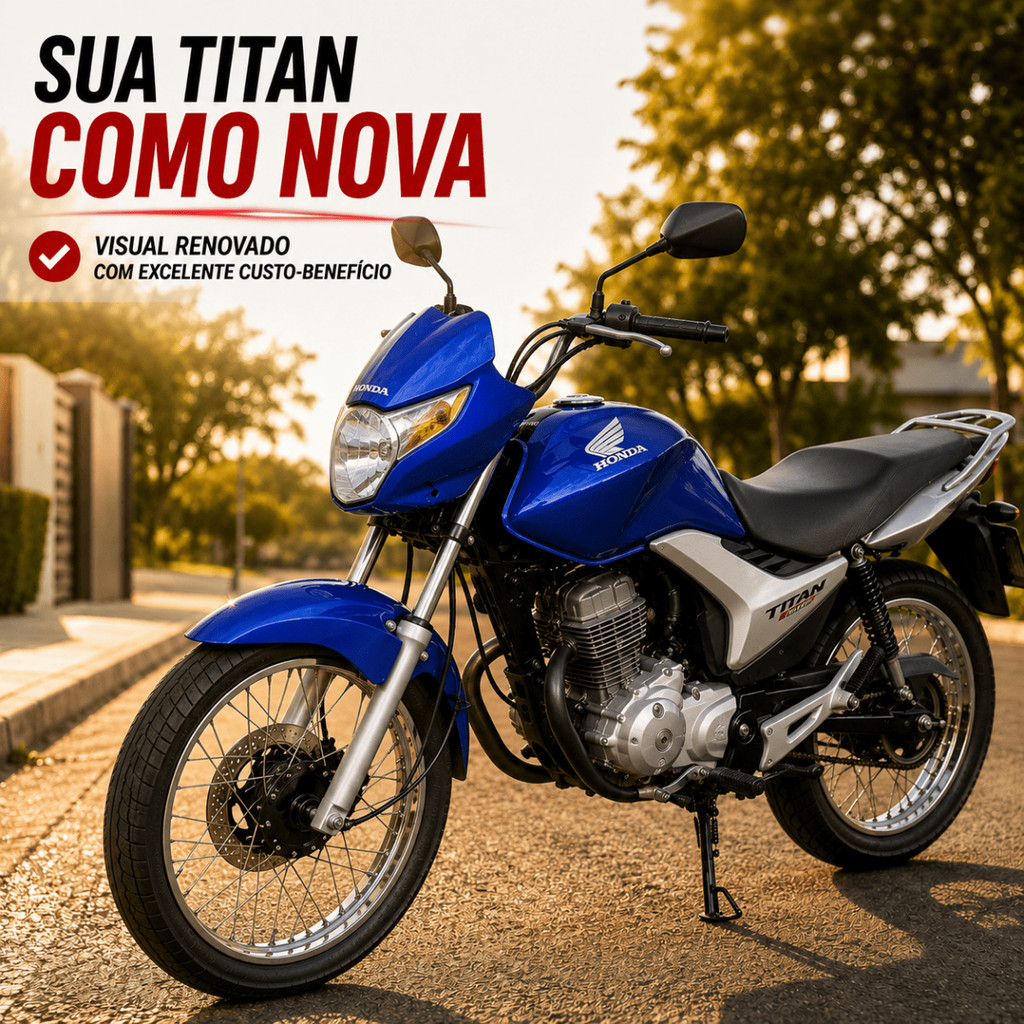 Paralama Dianteiro Honda Cg Titan Fan 150 2009 Á 2013 Azul Twister Pro Tork — imagem 2 de 2