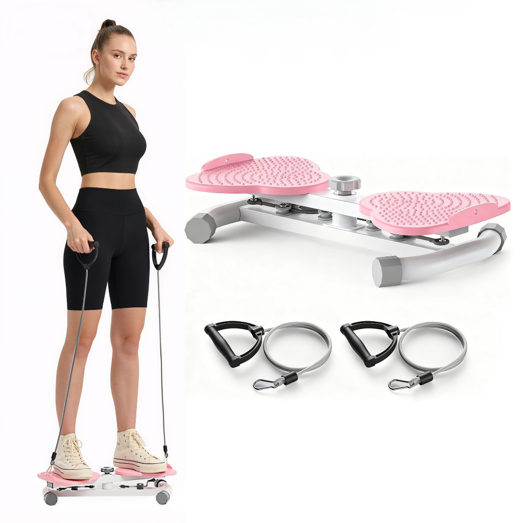 Twister Fitness Modelador De Cintura Disco Giratório Com Elásticos Para Abdômen Pernas Glúteos Até 136kg