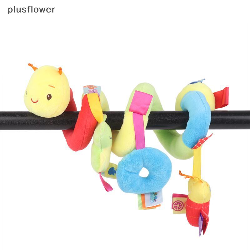 Bebê Espiral Chocalho De Pelúcia Brinquedo Para Berço Carrinho Pendurado Mordedor Sensorial Desenvolvimento Precoce Educ