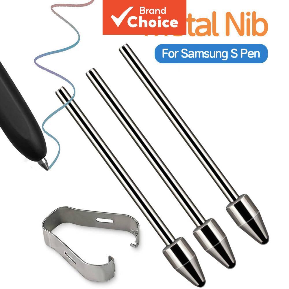 Kit de Pontas Metálicas Substituíveis TOILEUM – 3 Pontas Metálicas + Extrator para Caneta S Pen Galaxy S Pen de Tablet