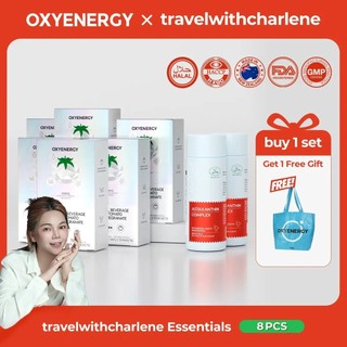 [Favorito de travelwithcharlene] Bebida de Tomate Branco OXYENERGY (10 cápsulas x 6 unidades) + Astaxantina (60 cápsulas