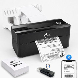 ZATEL Q83 Mini Etiquetas USB Impressora Térmica Bluetooth com Suporte Código de Barras E-commerce e Frete