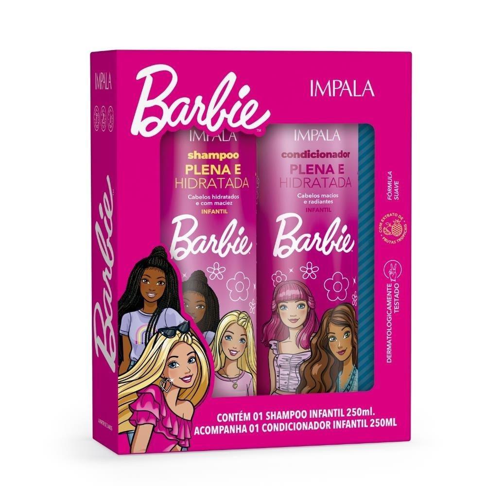 Kit Impala Barbie Plena e Hidratada| Shampoo + Condicionador 250ml