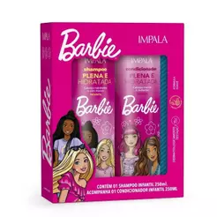 Kit Impala Barbie Plena e Hidratada| Shampoo + Condicionador 250ml