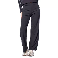 Calça Feminina Feliny Wide Leg Texturizada Preto