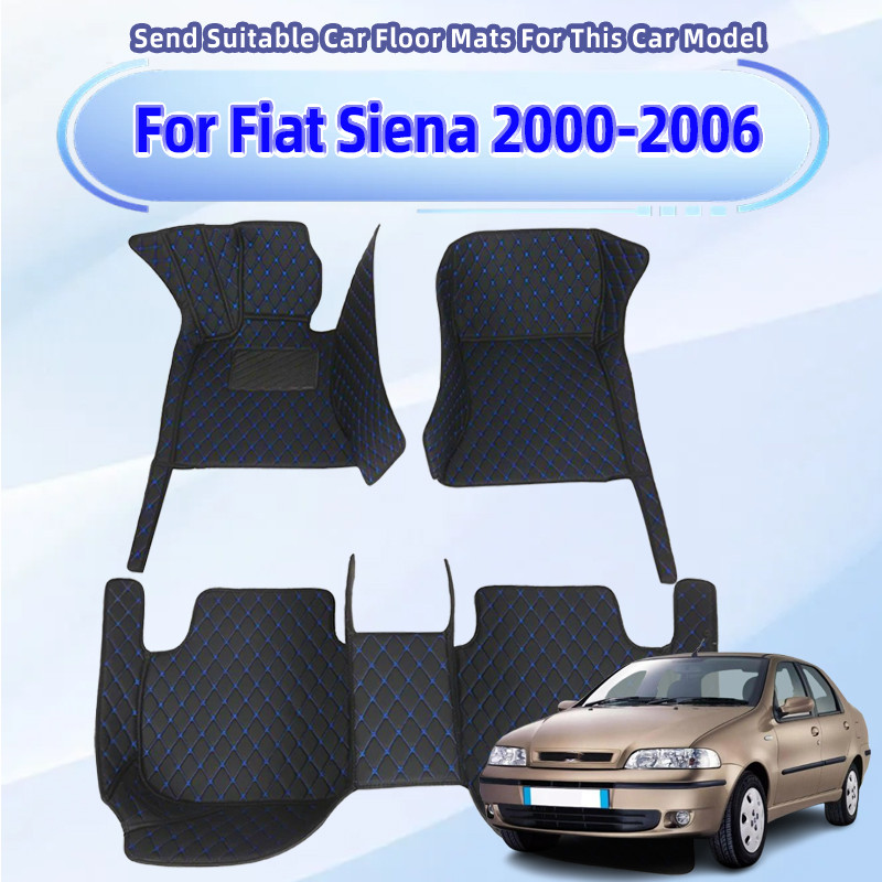 Tapetes De Carro Para Fiat Siena 2000-2006 Almofadas De Pé Acessórios Interiores Automóveis 2005 2004 2003 2002 2001