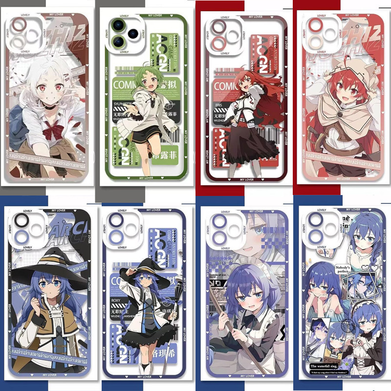 Mushoku Tensei Roxy Sylphyet Eris Anime Cartoon Phone Case Para Samsung Galaxy A07 A54 A55 A34 A35 A53 A24 A14 A15 A25 A