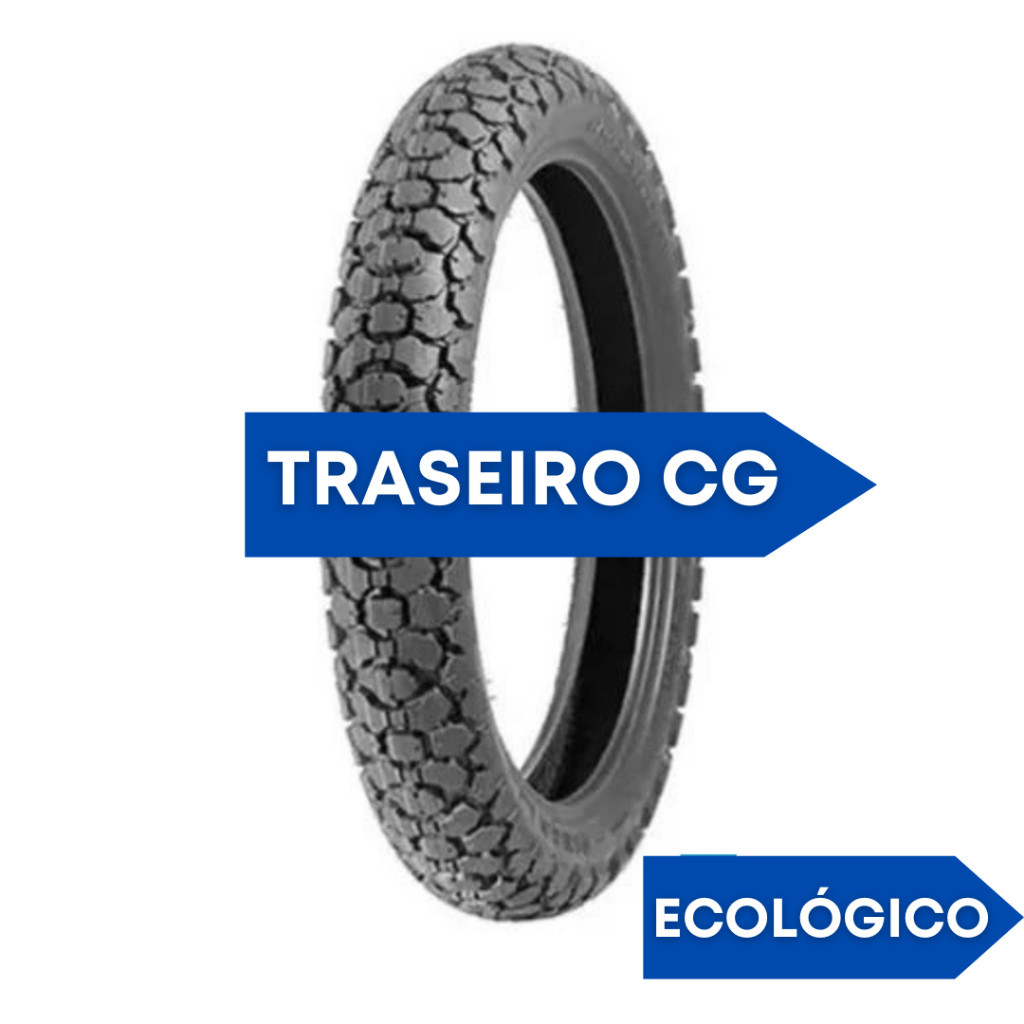 PNEU BORRACHUDO TRASEIRO TITAN 150 CG 125 FAN 160 90/90-18 YBR