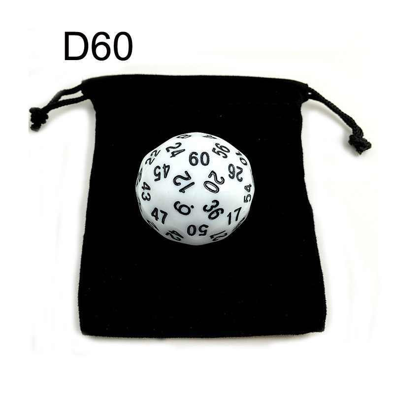 Dados de 60 lados Multi-face jogo de tabuleiro de dados correndo equipe festa jogo adereços várias cores bem-vindo para 