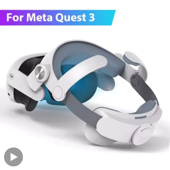 Para Meta Oculus Quest 3 Quest3 Bandana Cabeça Cinta Titular Realidade Virtual VR Óculos Fone De Ouvido Capacete Acessór