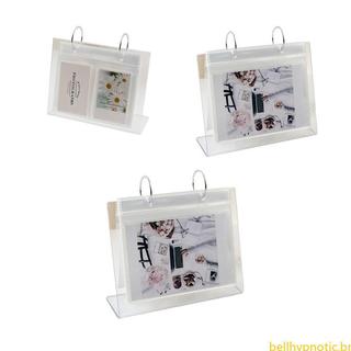 Premium Vertical Álbum Fotos Capacidade Para Exibir Cartões Postais Elegante Mesa Acrílica Ornam