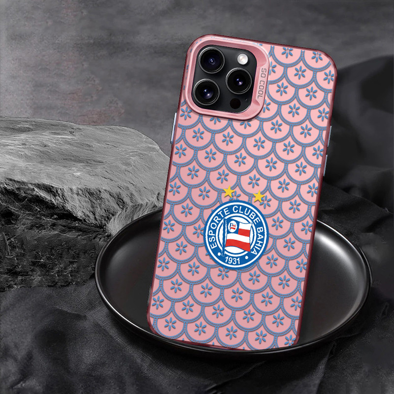 Capinha anti impacto de estampa da camisa do time Bahia para iPhone x xs max 14 13 15 16 pro max 12 pro capa Protetora