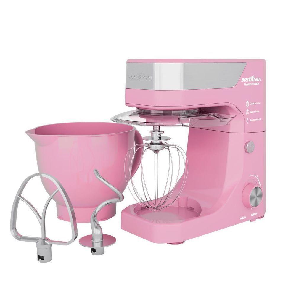 Batedeira Planetária Britânia BBPE02A 5L 900W 12 Velocidades Rosa 220V — imagem 2 de 2