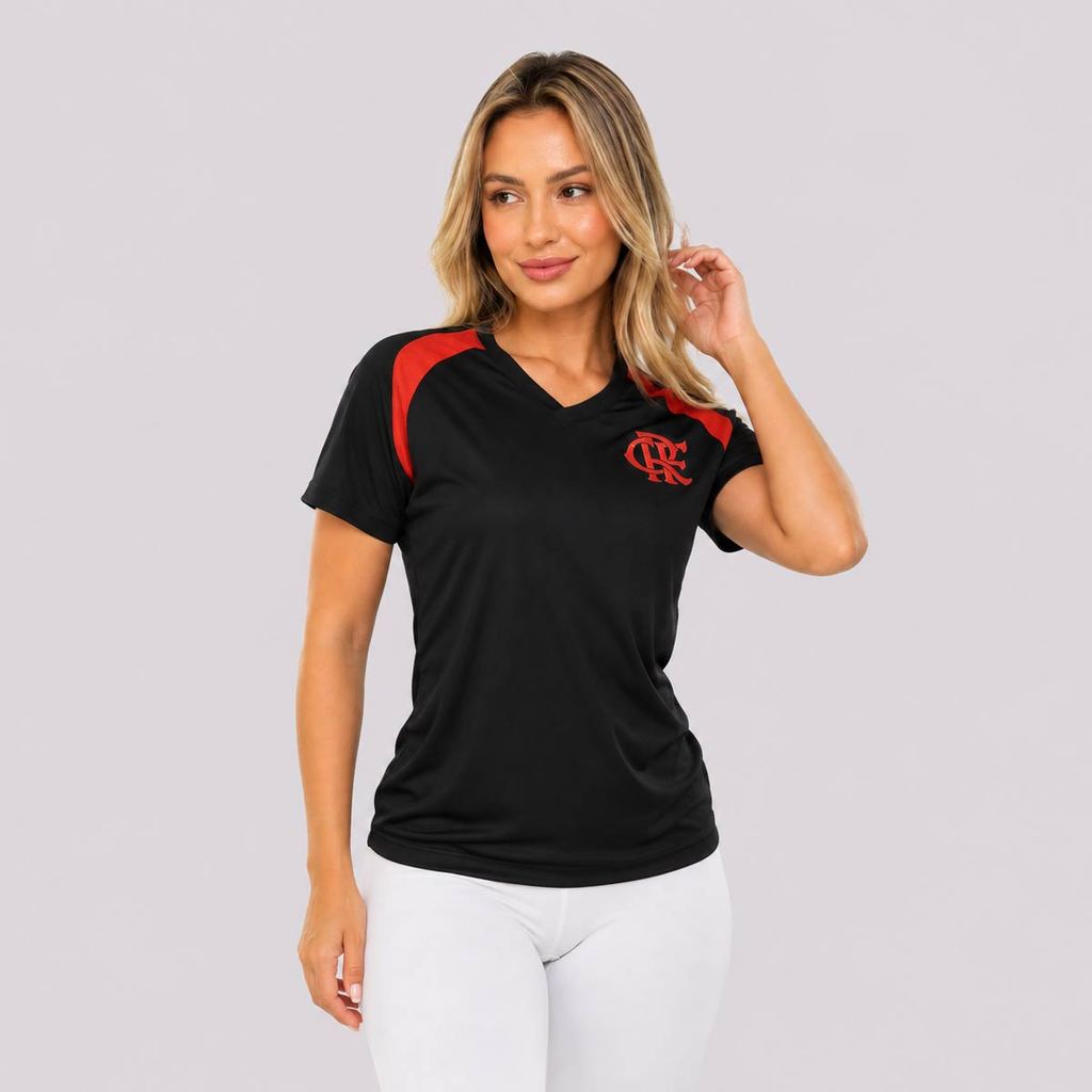Camisa Flamengo Gávea II Feminina Preta