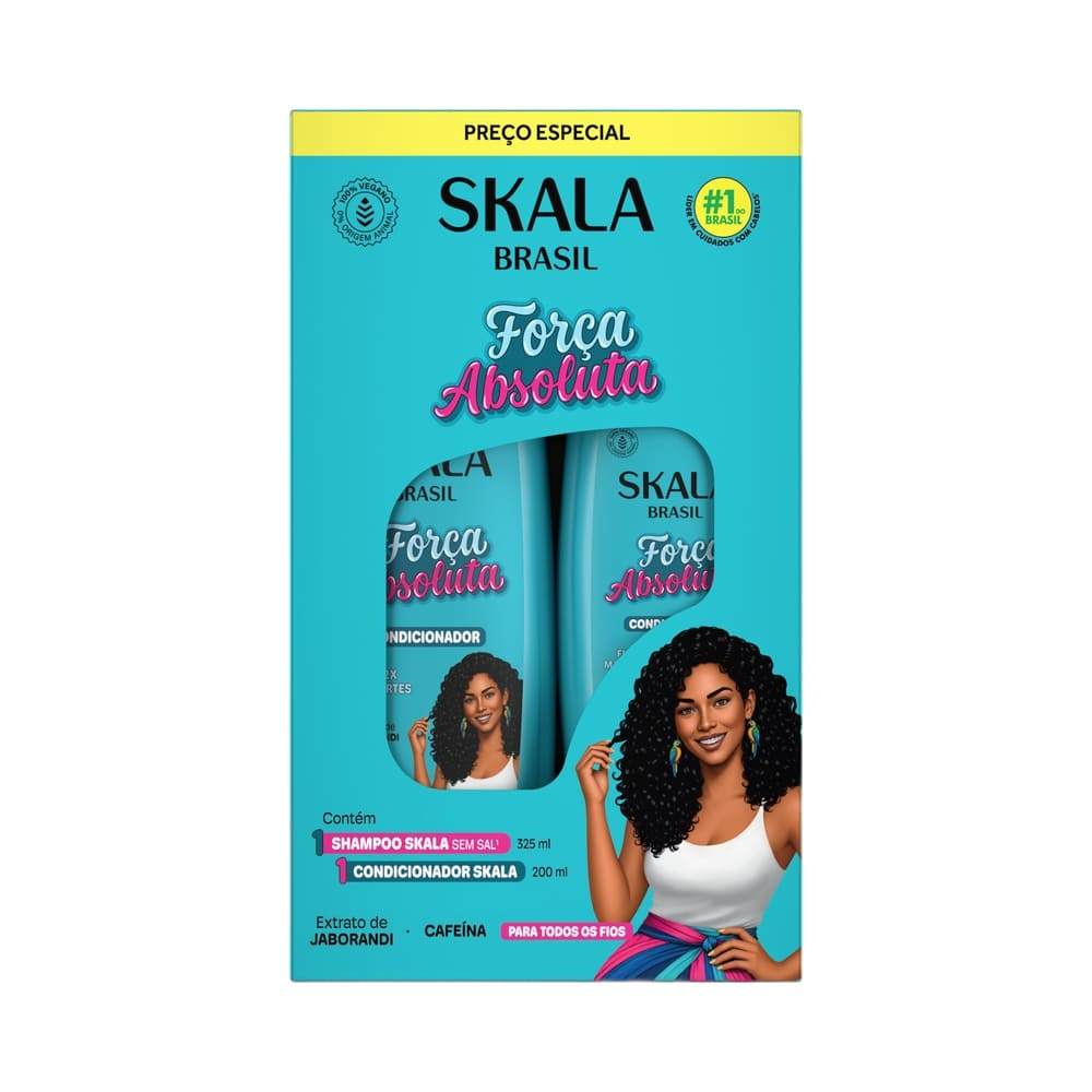 Kit Skala Força Absoluta Shampoo 325ml + Condicionador 200ml