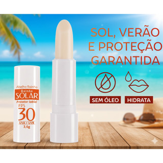 Protetor Solar Labial SPF 30 à Prova d'Água com Proteção UVA + UVB