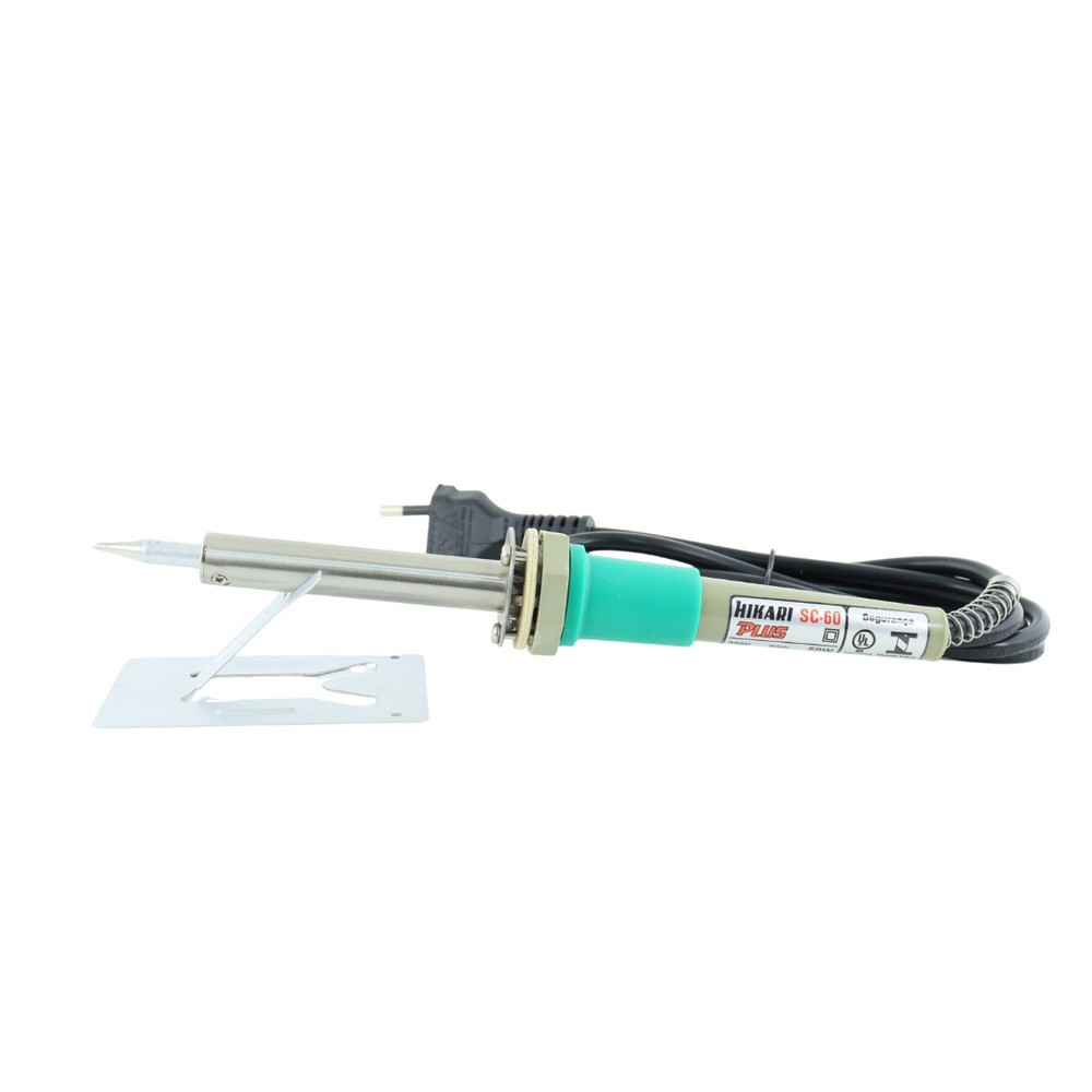 Ferro para solda com suporte PLUS SC-60 - Hikari