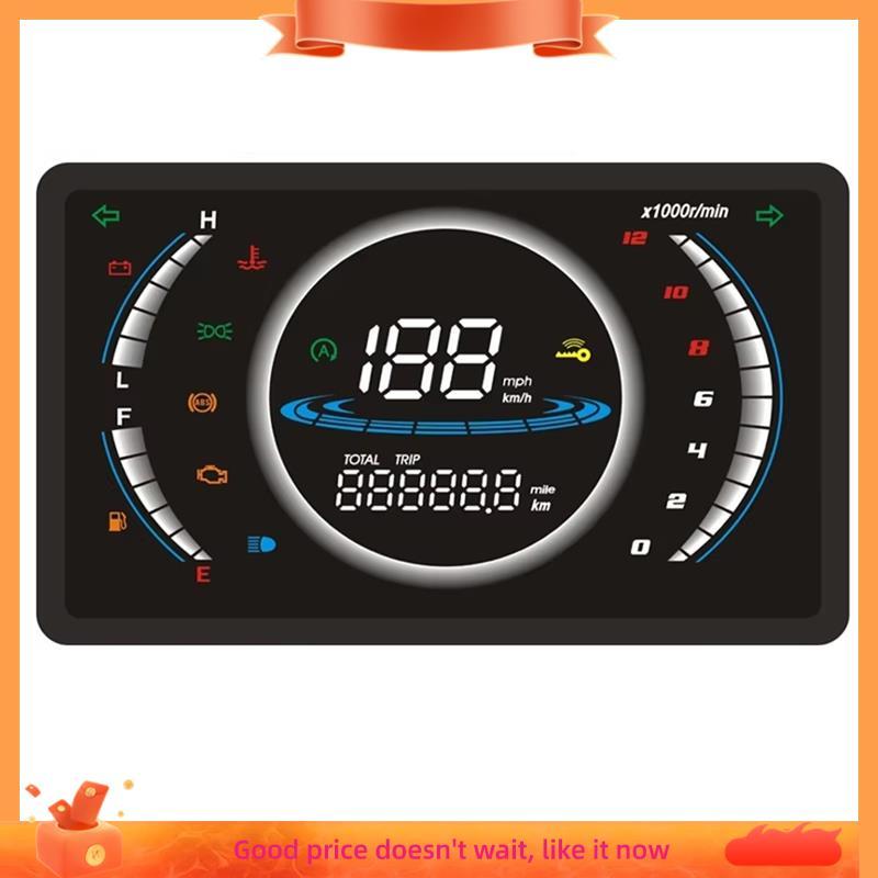 Velocímetro De Motocicleta Para , Digital LED Com Dispositivo De Temperatura
