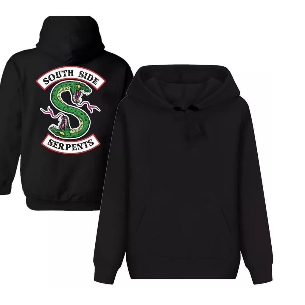 Moletom Canguru Estampado - Riverdale South Side Serpentes - Streetwear Unissex Confortável - Flanelado Envio Rápido