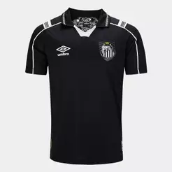 Camisa Santos III Umbro 26/27 Jogador Preto
