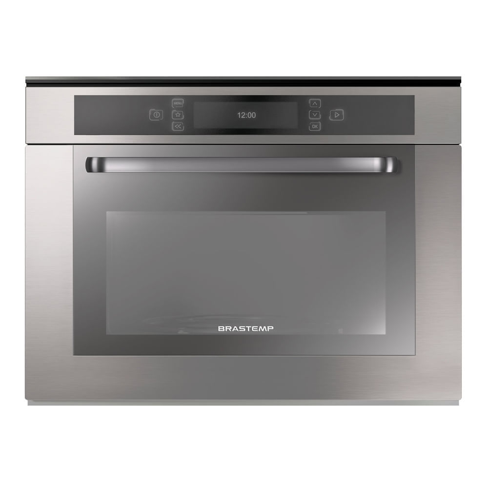 Micro-ondas Brastemp de Embutir 40 Litros Inox BMO40ARBNA