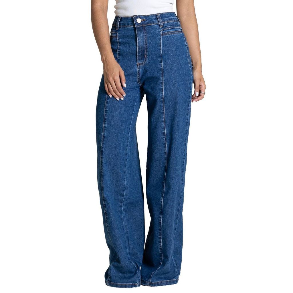 Calça Jeans Sawary Wide Leg - 284351