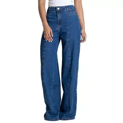 Calça Jeans Sawary Wide Leg - 284351