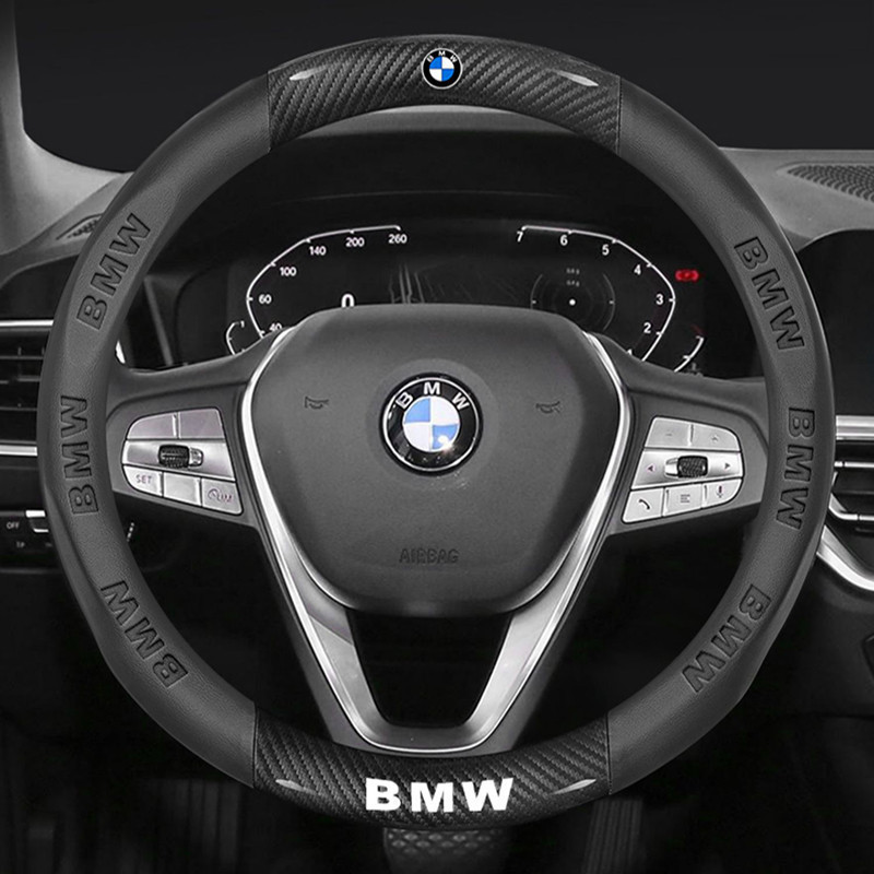 Capa para volante de carro BMW X1 X2 X3 X4 X5 Série 3 Série 4 Série 6 Série 3 GT M2 M6 128i 135is, capa de volante em co