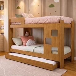 Treliche 100% MDF com Prateleira Vegas Marrom/Ypê Ypê